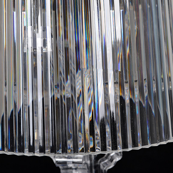 Bourgie Acrylic Table Lamp Transparent