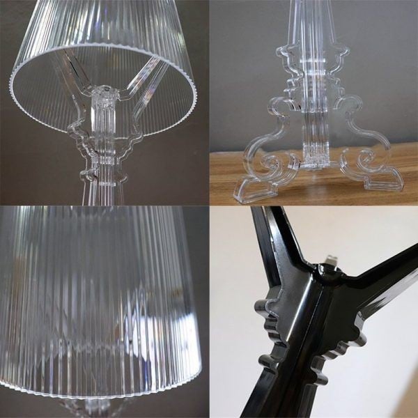 Bourgie Acrylic Table Lamp Transparent