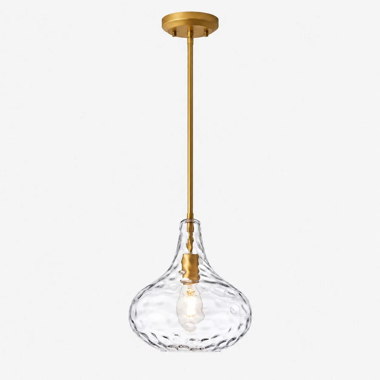 Golden clear glass